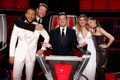 current coaches on the voice.